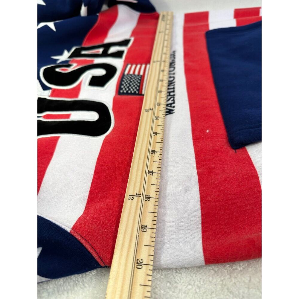 USA Washington DC Pullover sweaters unisex Hoodie Sz M Unisex, STITCHED GRAPHICS - Picture 13 of 14